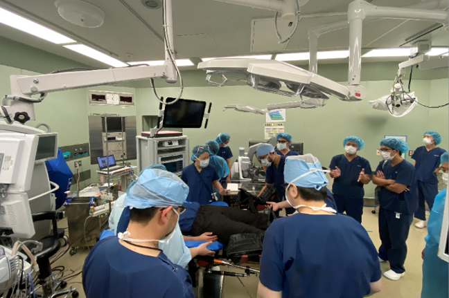 ロボット支援手術シミュレーション風景2 ロボット支援手術シミュレーション風景2