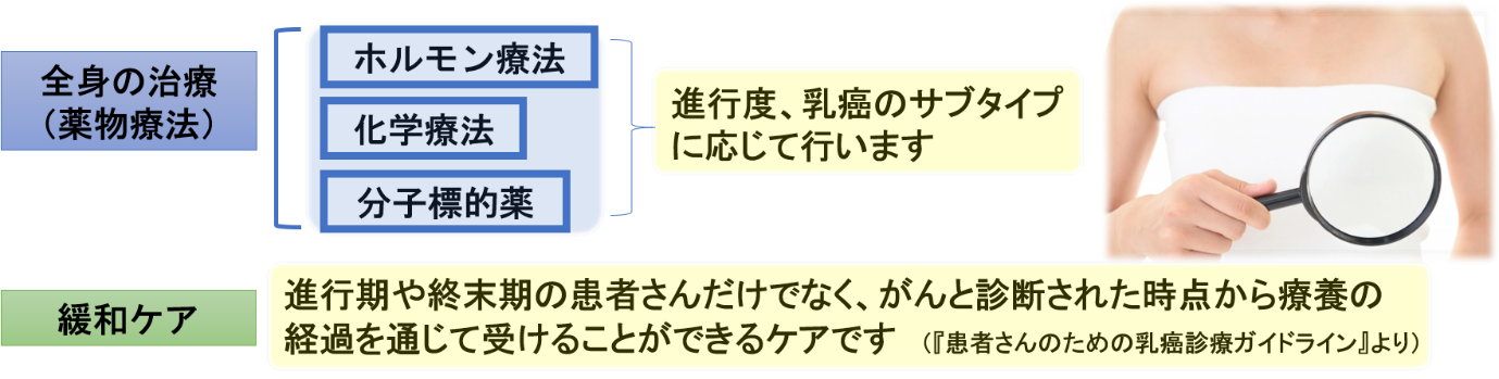 乳がんの全身治療と緩和ケア